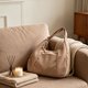 thumbnail image 5 of Women's Tote Bag Large Capacity Corduroy Crossbody Bag Commute Student Class Shoulder Bag Solid Color Handheld Cloth Bag, 5 of 6