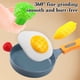 thumbnail image 4 of Juego de cocina de 15 piezas para niños: juego de frutas y verduras con comida para cortar, juguete educativo para niños y niñas, ideal para juegos de rol en supermercados, vajilla de plástico de simu, 4 of 6