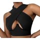 thumbnail image 1 of Camisetas sin mangas entrecruzadas para mujer, Tops sexis sin mangas con recortes de Color sólido en la parte delantera, ropa de calle para fiestas y discotecas, Tops con corpiño para mujer de verano Tan Jianjun  unisex, 1 of 2