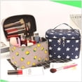 thumbnail image 4 of Bonita bolsa de viaje portátil para guardar cosméticos, resistente al agua, bolsa de cosméticos de gran capacidad, 4 of 5