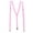 Pink, variant on CTM Thin Adjustable Elastic Clip-End Y-Back Suspenders (Women)