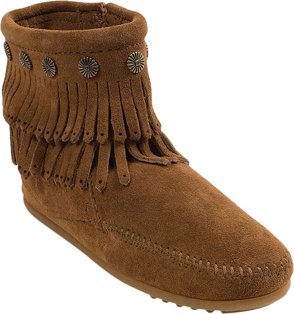 Womens Tassel high top casual Fringe Moccasin Boots Flat Layer Ankle Shoes Sz 