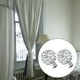 thumbnail image 3 of Par de remates de barra de cortina para ventana, barra decorativa para cortinas de , barra de cortina, de Metal, extremos de poste de, 3 of 8
