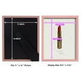 thumbnail image 4 of Gilded Toiletries III - Framed Print w/glass - Sunset Pink, 4 of 7
