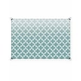 thumbnail image 2 of Sun Shade Sail 6.5x10Ft Teal Grey Gradient Retro Morocco Pattern Uv Block Sunshade Canopy Outdoor Shade Cover Rectangle Shade Cloth For Patio Garden Yard Deck Pergola, 2 of 6