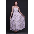 thumbnail image 3 of Bimba Robe à Bretelles Smockée en Georgette pour Femmes à Imprimé d'Oiseaux Blossom & Paradise Whydah - XX-Grand, 3 of 7