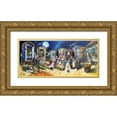 thumbnail image 1 of West, Ronald 24x13 Gold Ornate Wood Framed with Double Matting Museum Art Print Titled - Gypsies, 1 of 4