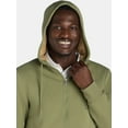 thumbnail image 4 of George Men's & Big Men's High Pile Fleece Lined Jacket with Hood, Sizes S-3XL, 4 of 7