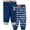 Blue, variant on Disney Mickey Mouse Baby Boys' 2 Pack Fleece Drawstring Jogger Pants, Blue 3-6 Months