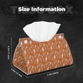 thumbnail image 6 of Lsque Halloween Mummy Printed Long Tissue Box Cover Holder, Facial Paper Organizer Dispenser,Triangle with Bottom Belt, PVC Leather Decorative Organizer, 6 of 9