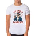 thumbnail image 2 of Fourth Of July Men's Star-Spangled Uncle Sam Parody Funny Short-Sleeve T-Shirt, 2 of 5