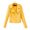 Yellow, variant on Tdoqot Women's Leather Jacket- Zipper Casual Short Fall Jackets for Women Wine Size M