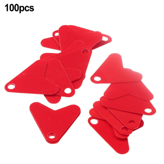 100Pcs Plastic Fishtail Fishing Lures Bait Diy Spinners Sequin Bait Accessories