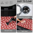 thumbnail image 5 of HUISEFOR Christmas Santa Claus Bow Car Trunk Mat 29" x 39" Universal Cargo Mat Rear Trunk Liner Scratchproof Anti Slip Vehicle Interior Accessories Fits for Most Cars SUV, 5 of 7