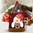 thumbnail image 4 of Gnmfd Christmas Holiday Candy Gift Bag with Santa Snowman Reindeer Design, Large Capacity Drawstring Tote for Treats, Cookies, Chocolates, Party Favors, Reusable Christmas Party Decor, 4 of 4