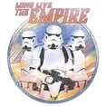 thumbnail image 2 of Men's Star Wars: The Mandalorian Stormtroopers Long Live The Empire Sweatshirt White 3X Large, 2 of 4