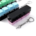 thumbnail image 5 of Keyboard Keychain, Squeeze, 4 Mechanical Switches, Sensory Toy, Relaxation Squeeze Toys, Bag Accessory, Pocket Carry, 1 Pc, 5 of 9
