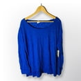 thumbnail image 2 of Alpine Design Women's Long Sleeve Top Deep Ultramarine Size 2X, 2 of 4