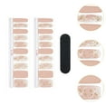 thumbnail image 6 of Gazechimp 20 Pieces Full Nail Wraps Beauty Nail Gel Polish Strips for Home Women Girls Nude, 6 of 8