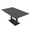 Asian Night w/Matte Black Base no Electric, variant on 6 Person Rectangular Conference Tables w/ Rectangle Metal Base 6' Asian Night