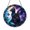 Acrylic 3.5 Inch, variant on Fantasy Galaxy Cat Stained Glass Decorative Suncatcher, Celestial Animal Window Hanging Art Panel Accent for Unique Home Decor