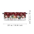 thumbnail image 3 of Ramiter Cuisine Chambre Salle de Bain Rideau Européen Séparation Demi-Rideau Noël Manches Rideau Demi-Ombre Court Rideau Douche Rideau Sarcelle, 3 of 4
