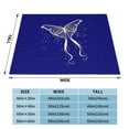 thumbnail image 6 of Super Soft Anti-Pilling Flannel Bed Blankets, Fantasy Flying Butterfly Cozy Fluffy Warm All Seasons Throw Blanket for Sofa Bedding, 60"x50", 6 of 8