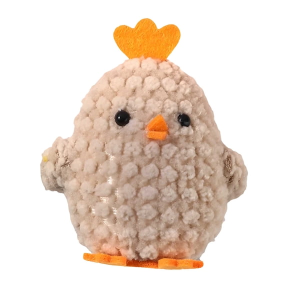 AURIGATE Easter Plush Chicks Garland, Colorful Chenille Chicken Ornaments for Spring Home & Party Decor