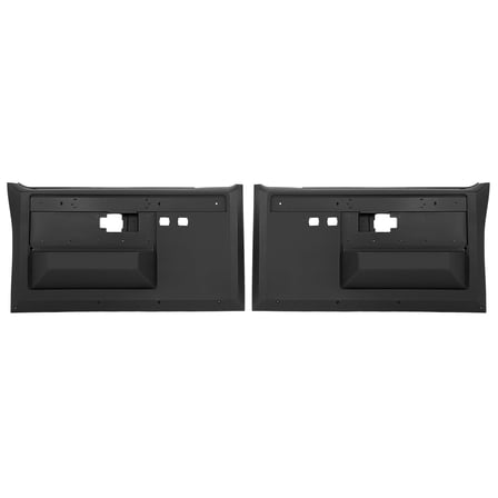 Door Panels Black Front Pair For Chevrolet C10 K5 Blazer 1981-1987
