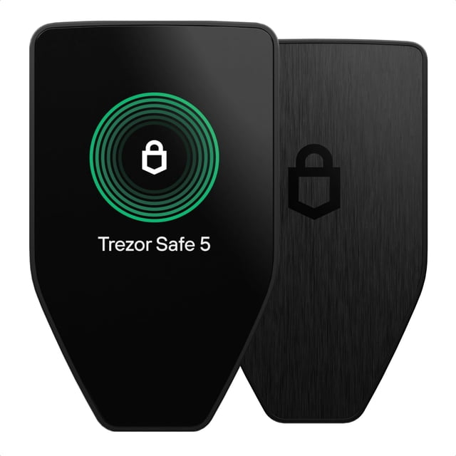 Trezor Safe 5: billetera de hardware criptográfico con elemento seguro y frase de contraseña, pantalla táctil a color y retroalimentación háptica, proteja su Bitcoin y sus activos digitales (grafito n