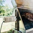 thumbnail image 4 of Ash & Ember 25W Rotisserie Spit Roaster Grill, Rated 125 LB, Stainless Steel Outdoor Charcoal BBQ with Hooded Cover Glass Window, Roast Chicken, Lamb, Pig, Beef, 4 of 6