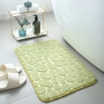 thumbnail image 2 of Soft Non-Slip Bathroom Rug Set - Super Absorbent Foam Bath Mat and Toilet Mat, Machine Washable for Shower and Floor Protection, 2 of 2
