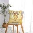 thumbnail image 5 of Pofeuu Bunch of Grapes Print Double-sided plush pillowcase Square Throw Pillow Covers Pillows Cover for Living Room Bedroom Sofa Couch Cushion Cover（No pillow core）-22"x22", 5 of 7