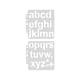 thumbnail image 3 of Plantilla de letras 20 piezas Bling Bling Plantillas de alfabeto huecas, 3 of 12