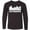 AB-Black, variant on Inktastic San Francisco Skyline with Grunge Long Sleeve Youth T-Shirt