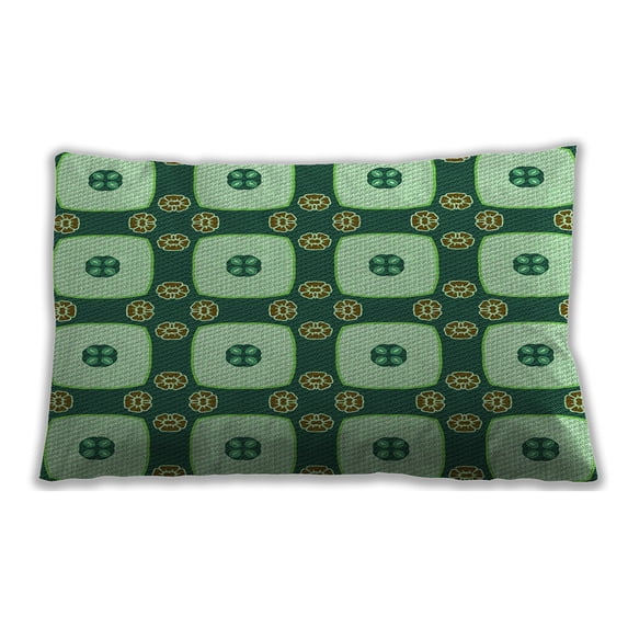 Ahgly Company Outdoor Rectangular Contemporary Lumbar Throw Pillow, 13 inch by 19 inch