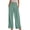 LakeGreen, variant on Sundazz Wide Leg Pants for Women Summer Smocked Waisted Palazzo Pants Baggy Flowy Trousers, XS-XL