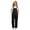 AB108 Black, variant on Tisuna Kids Boys And Girls Overalls Pants Solid Color Sleeveless Suspender Trousers With Pocket Casual Breathable Child Straight Leg Pants Black Size 5-6 Years