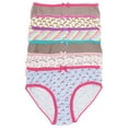 thumbnail image 3 of MISS POPULAR Girls 6-Pack Soft Cotton Underwear Tagless Basic Panty Briefs| Sizes 2T - 14/16, 3 of 5