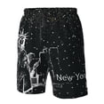 thumbnail image 4 of Balery New York City1 Traje de Baño Estilo Hawaiano para Hombre, Shorts de Secado Rápido con Bolsillos-3X-Large, 4 of 6