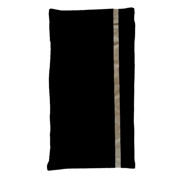 Naiovety Calentador de polainas para el cuello, pañuelo para la cabeza, pasamontañas multifunción, tira reflectante de Color sólido sin Ciclismo negro