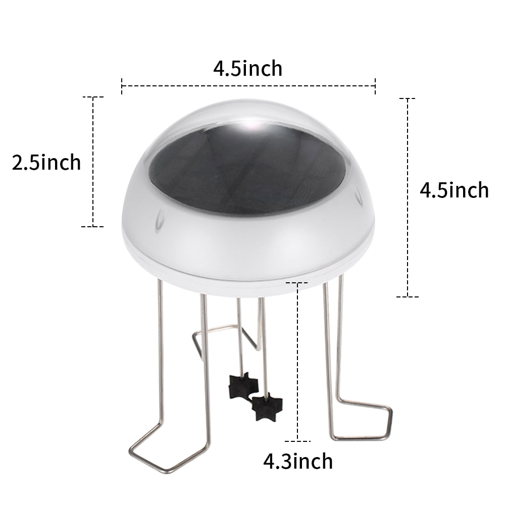 Solar Water Wiggler For Bird Bath Solar Powered Water Agitator With