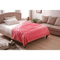 thumbnail image 5 of Pink Fleece Queen Blanket 90X90 100% Polyester, 5 of 5