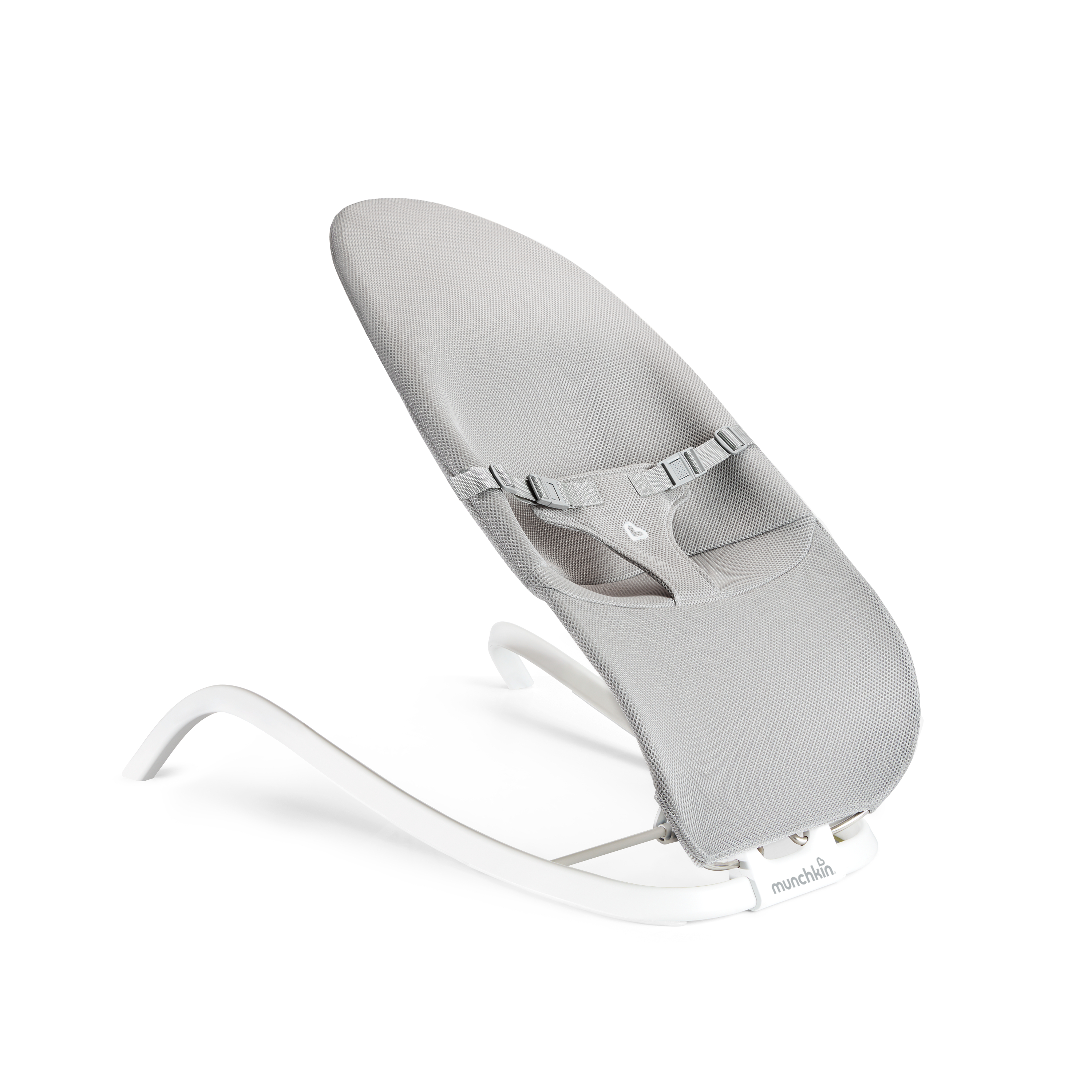 Munchkin Spring 2-in-1 Infant Bouncer & Rocker, Gray