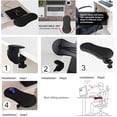 thumbnail image 2 of Adjustable Black Computer Hand Holder, Wrist Rest for Computer Desk, 180° Adjustable, Relax Muscles (L×W×H, 29×13×8.5cm), 2 of 4