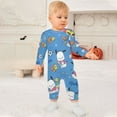 thumbnail image 3 of Pochacco Baby Footless Rompers, Long Sleeve Baby Onesie Jumpsuit for Boys Girls, 3 of 8