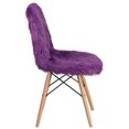 thumbnail image 3 of Shaggy Dog Hot Pink Accent Chair, 3 of 9