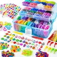 thumbnail image 1 of Kit de recarga de gomas para telares INSCRAFT 17500+ con contenedor azul, 1 of 7