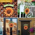 thumbnail image 5 of Metal Sunflower Welcome Sign Front Door Decor Hanging Welcome Sign Sunflower Garden Decor Indoor Outdoor Signs and Decor, 5 of 6