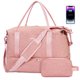 thumbnail image 1 of Bolsa de viaje WANDF para Spirit Airlines con puerto USB, color rosa, 1 of 9